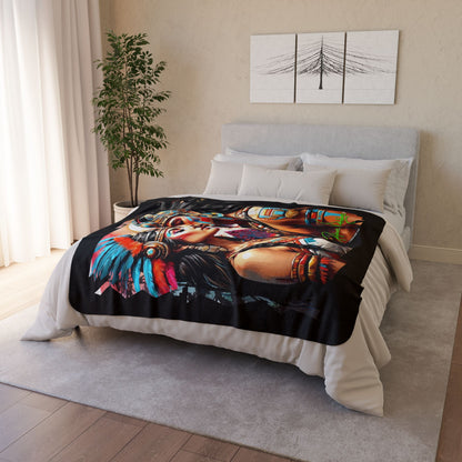 THE KISS Fleece Sherpa Blanket